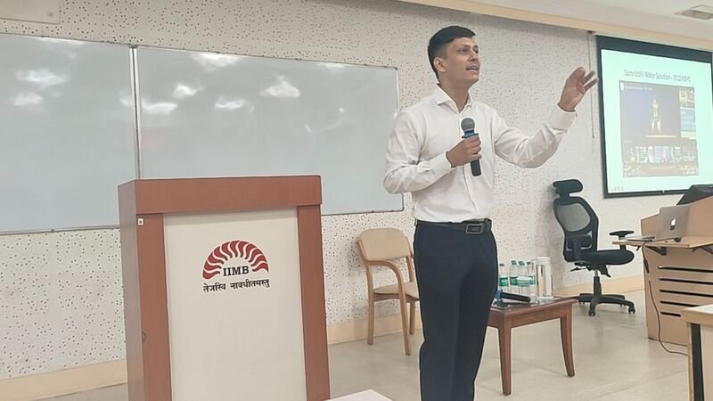 Ready, Set, Pitch: A Workshop by Arun Pandit at EXIMIUS - IIM Bangalore’s Entrepreneurship Summit