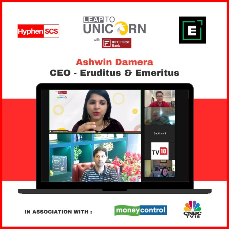 Arun Pandit of Hyphen SCS Learns from Emeritus’ Journey at Leap to Unicorn Program