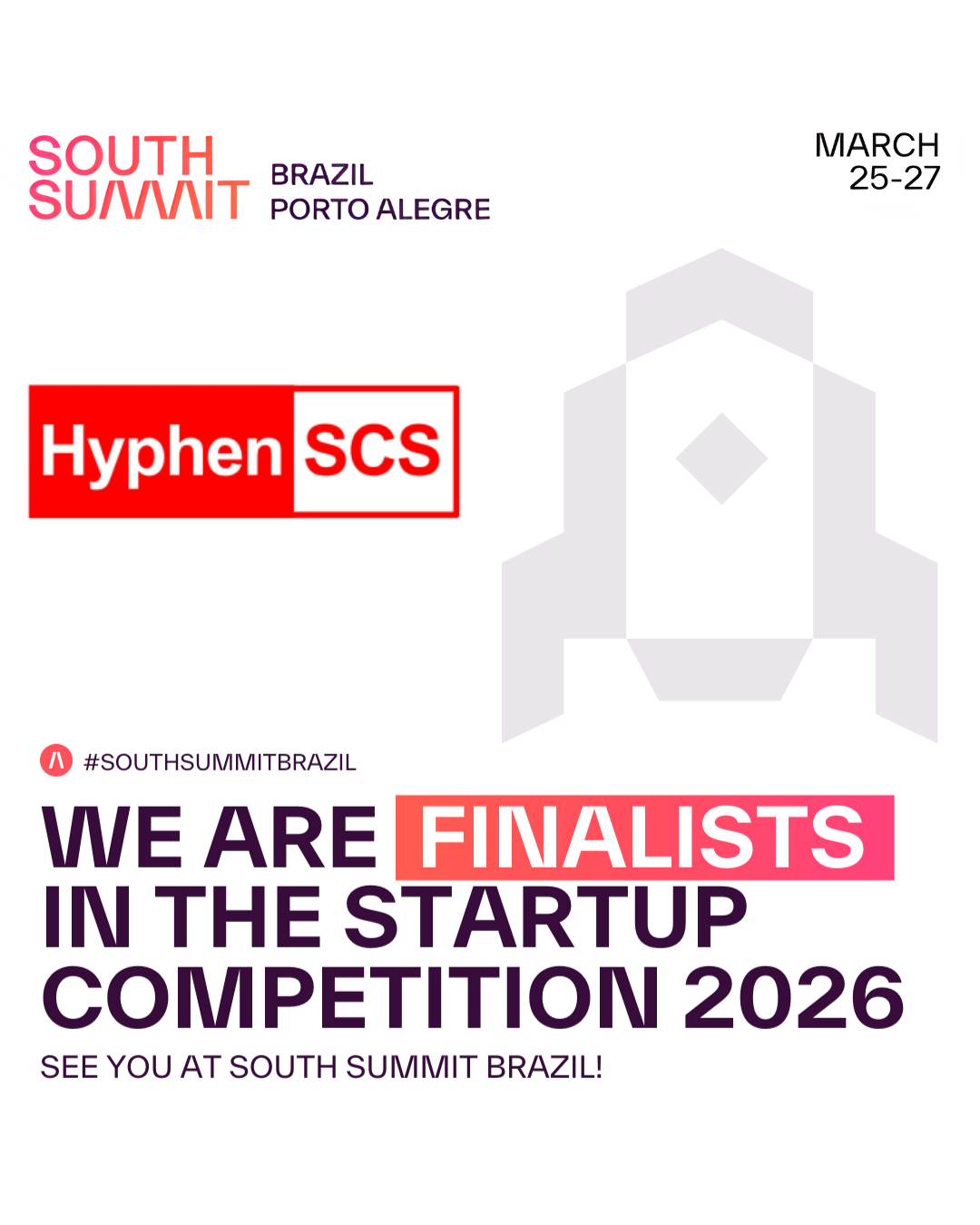 Hyphen SCS Named Finalist at South Summit Brazil 2026 — The Only Startup from India, South Asia & Southeast Asia