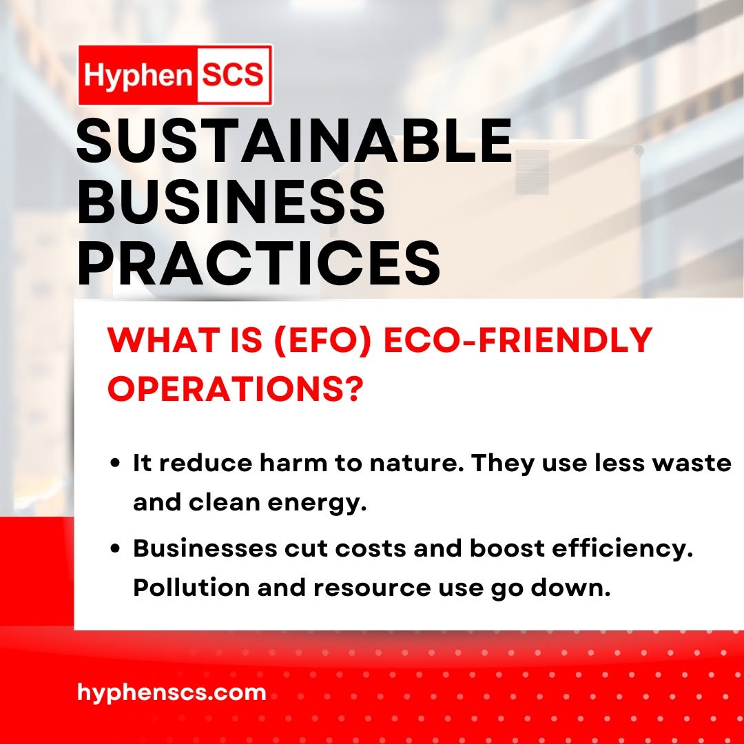 Eco-Friendly Operations: Paving the Way for a Sustainable Future