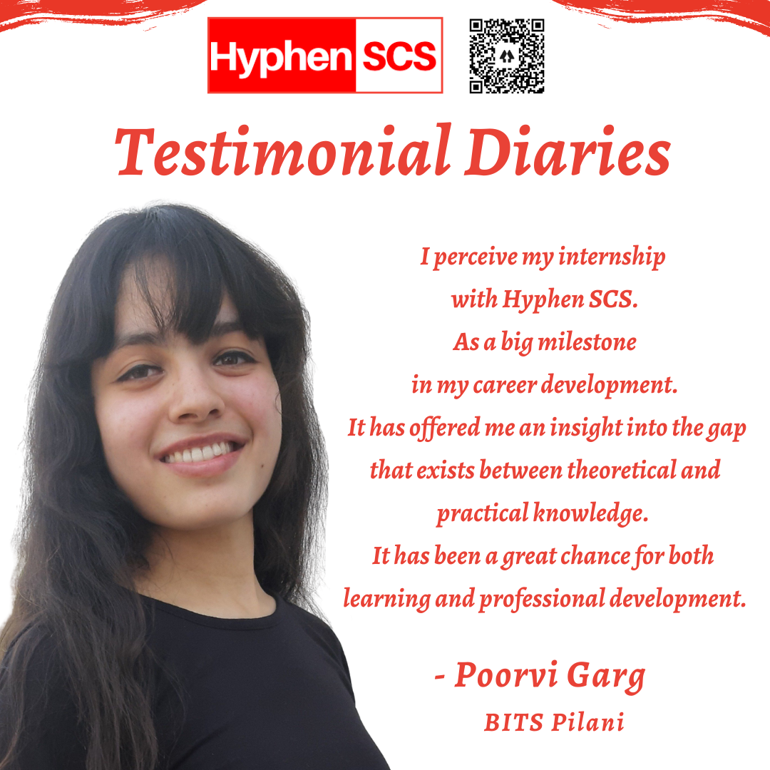 Internship Diaries: Experiences of Poorvi Garg from BITS Pilani