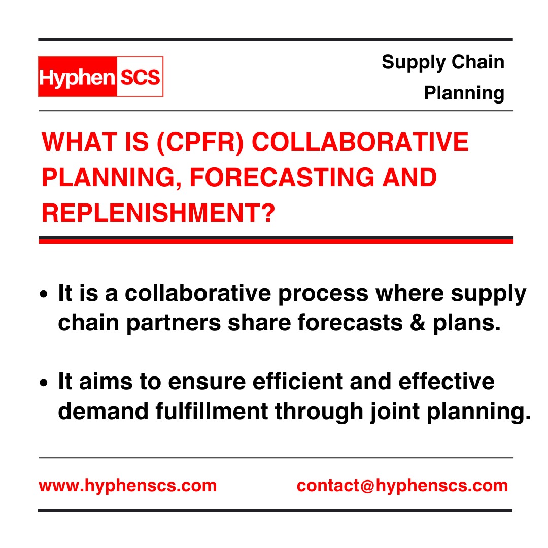 What is CPFR in Supply Chain Planning