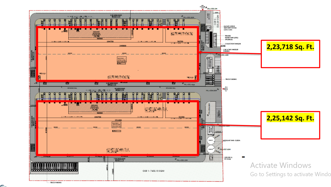 8,71,200 sq.ft Warehouse Available in Indore, Madhya Pradesh
